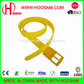 Hot Sale fashion colorful Eco-friendly perfume silicone waist belt with plastic buckle